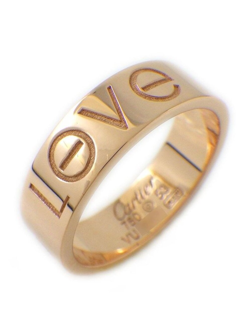 Cartier Ring Love Christmas Limited Model 18K Pink Gold